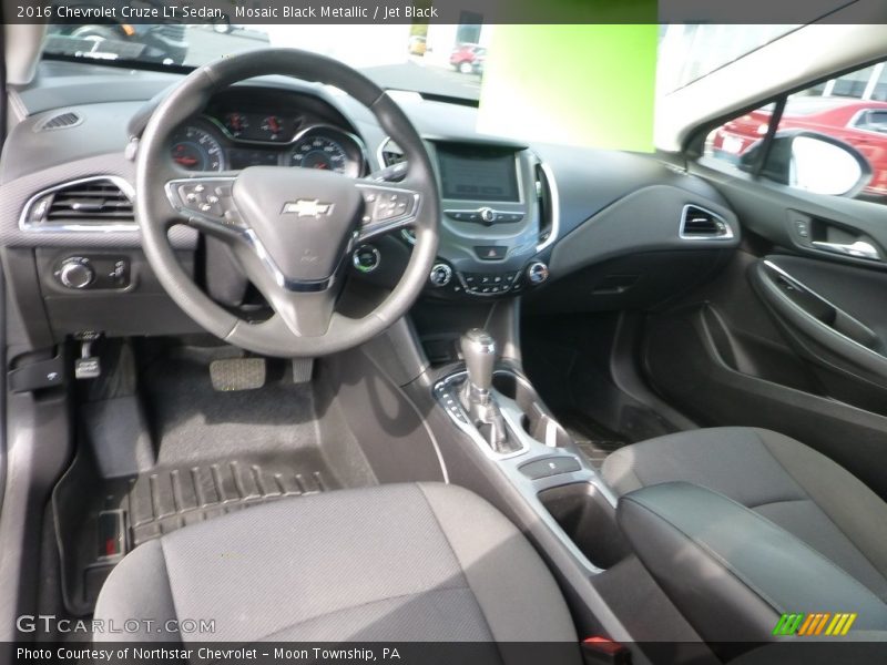 Mosaic Black Metallic / Jet Black 2016 Chevrolet Cruze LT Sedan