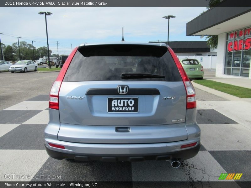 Glacier Blue Metallic / Gray 2011 Honda CR-V SE 4WD