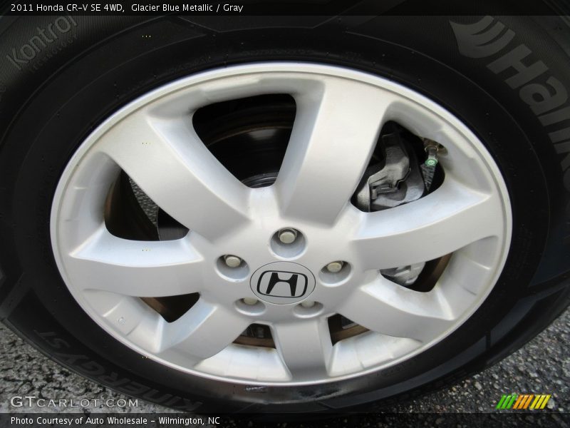 Glacier Blue Metallic / Gray 2011 Honda CR-V SE 4WD