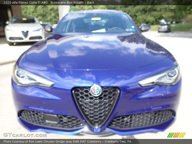 Montecarlo Blue Metallic / Black 2020 Alfa Romeo Giulia TI AWD