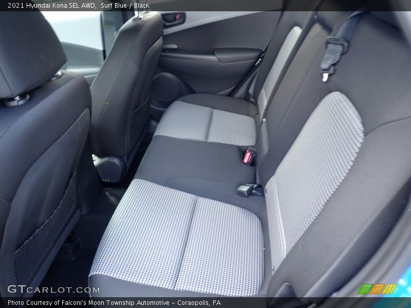 Surf Blue / Black 2021 Hyundai Kona SEL AWD