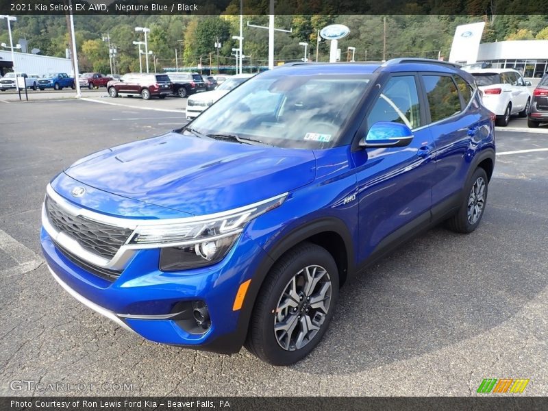 Neptune Blue / Black 2021 Kia Seltos EX AWD