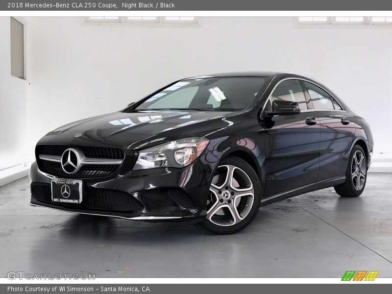 Night Black / Black 2018 Mercedes-Benz CLA 250 Coupe