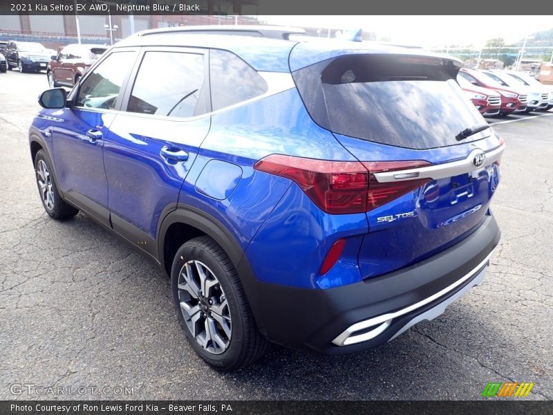 Neptune Blue / Black 2021 Kia Seltos EX AWD