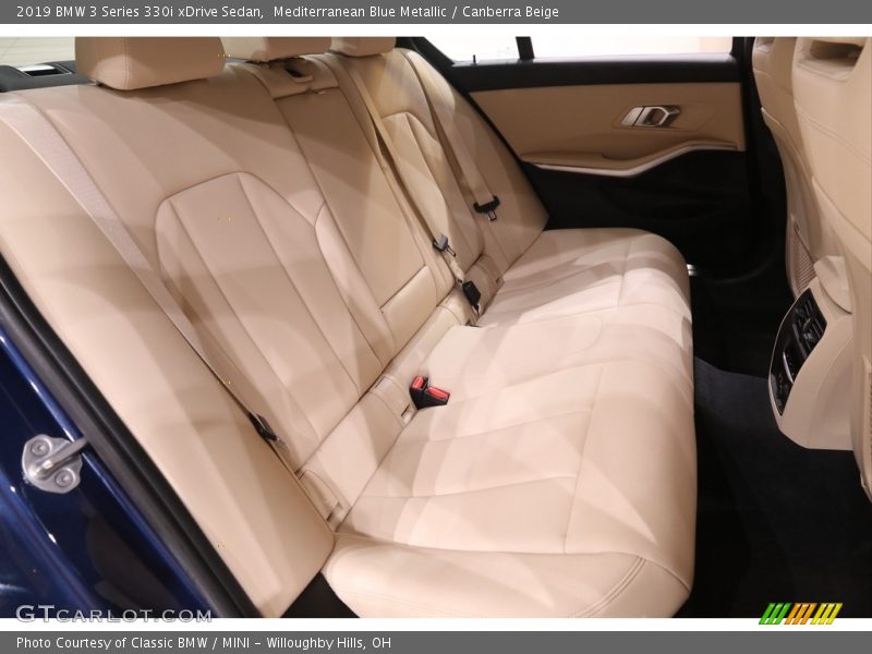Mediterranean Blue Metallic / Canberra Beige 2019 BMW 3 Series 330i xDrive Sedan