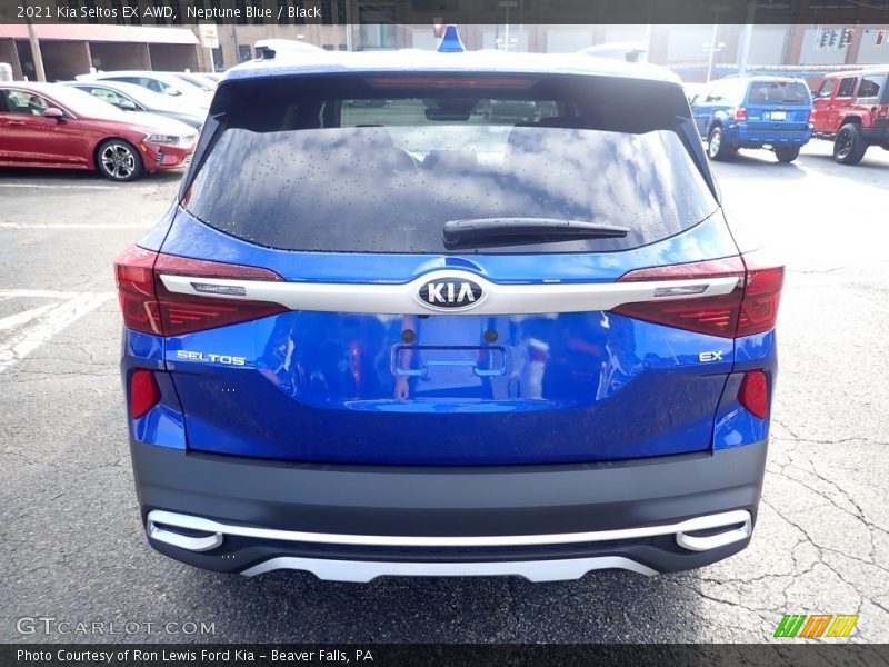 Neptune Blue / Black 2021 Kia Seltos EX AWD