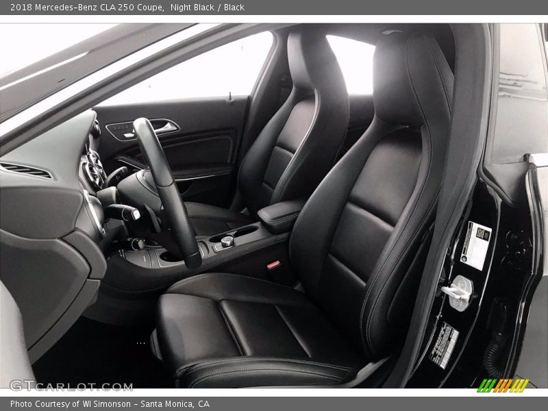 Night Black / Black 2018 Mercedes-Benz CLA 250 Coupe