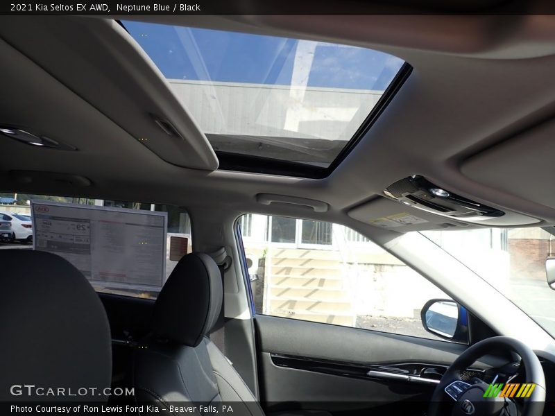 Neptune Blue / Black 2021 Kia Seltos EX AWD