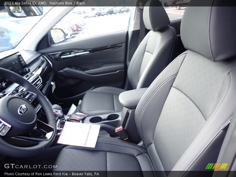 Neptune Blue / Black 2021 Kia Seltos EX AWD