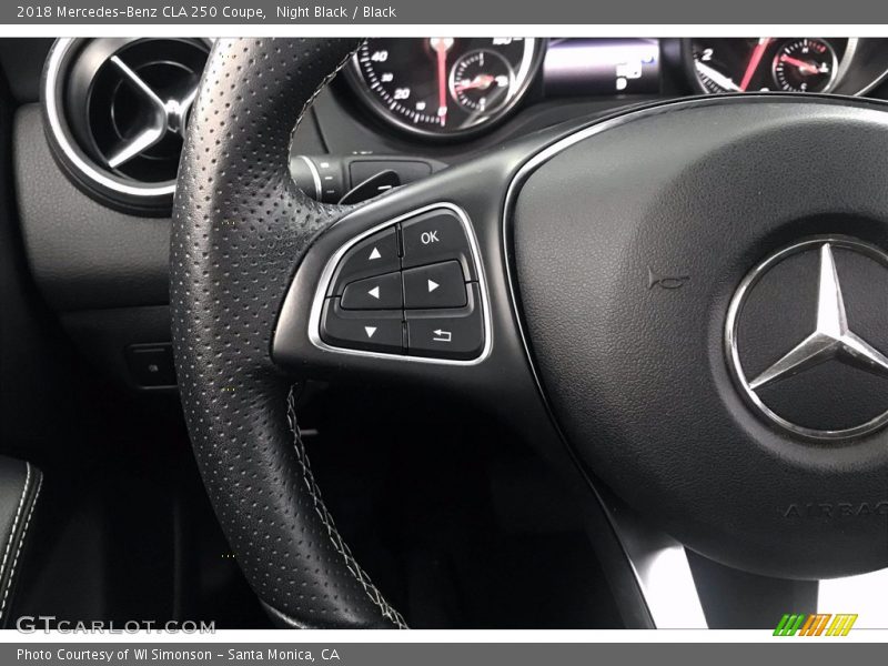 Night Black / Black 2018 Mercedes-Benz CLA 250 Coupe