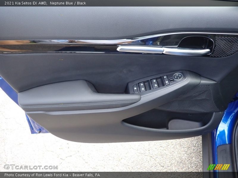 Neptune Blue / Black 2021 Kia Seltos EX AWD