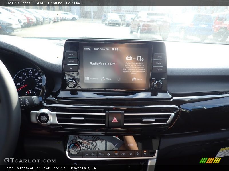 Neptune Blue / Black 2021 Kia Seltos EX AWD