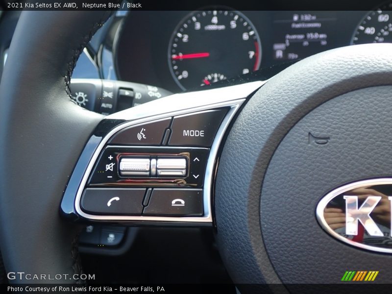 Neptune Blue / Black 2021 Kia Seltos EX AWD