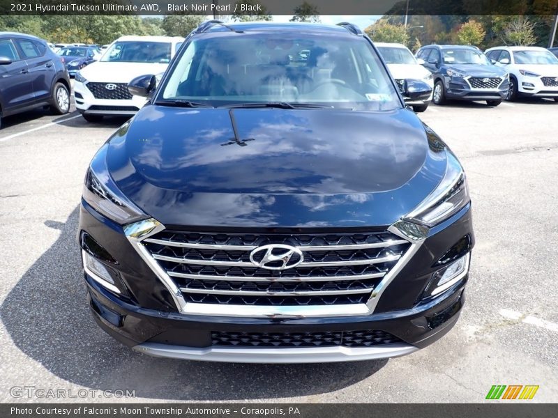 Black Noir Pearl / Black 2021 Hyundai Tucson Ulitimate AWD