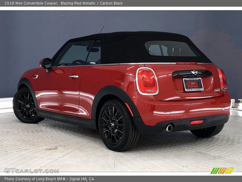 Blazing Red Metallic / Carbon Black 2018 Mini Convertible Cooper