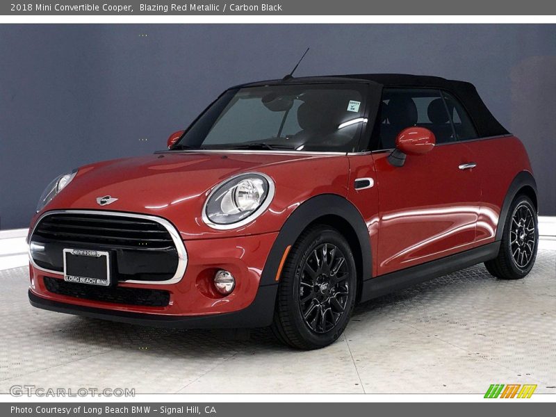 Blazing Red Metallic / Carbon Black 2018 Mini Convertible Cooper