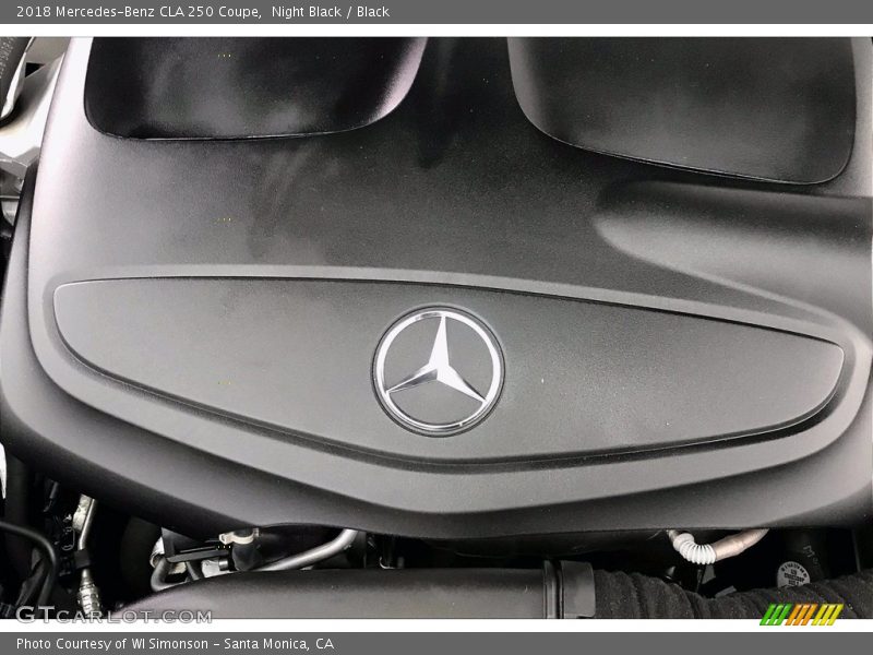 Night Black / Black 2018 Mercedes-Benz CLA 250 Coupe