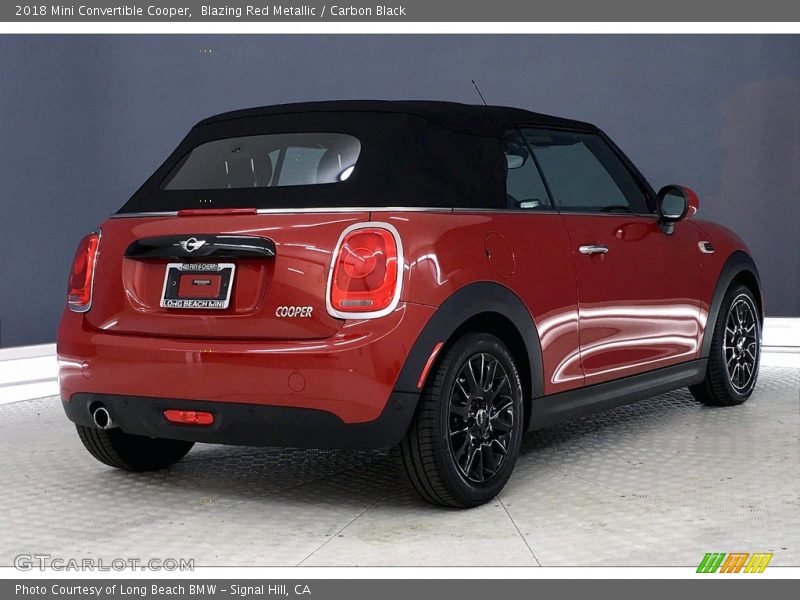 Blazing Red Metallic / Carbon Black 2018 Mini Convertible Cooper