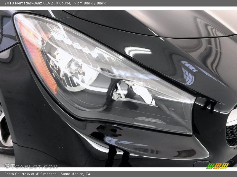 Night Black / Black 2018 Mercedes-Benz CLA 250 Coupe