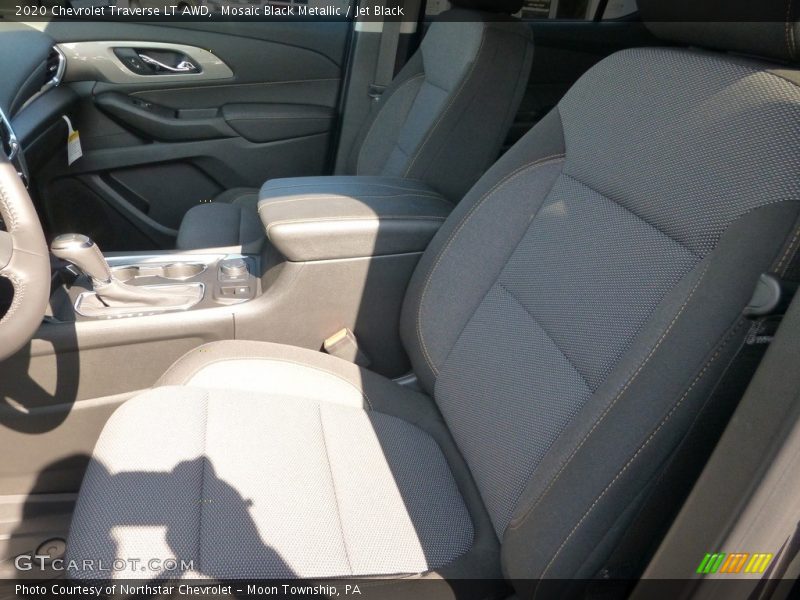Mosaic Black Metallic / Jet Black 2020 Chevrolet Traverse LT AWD