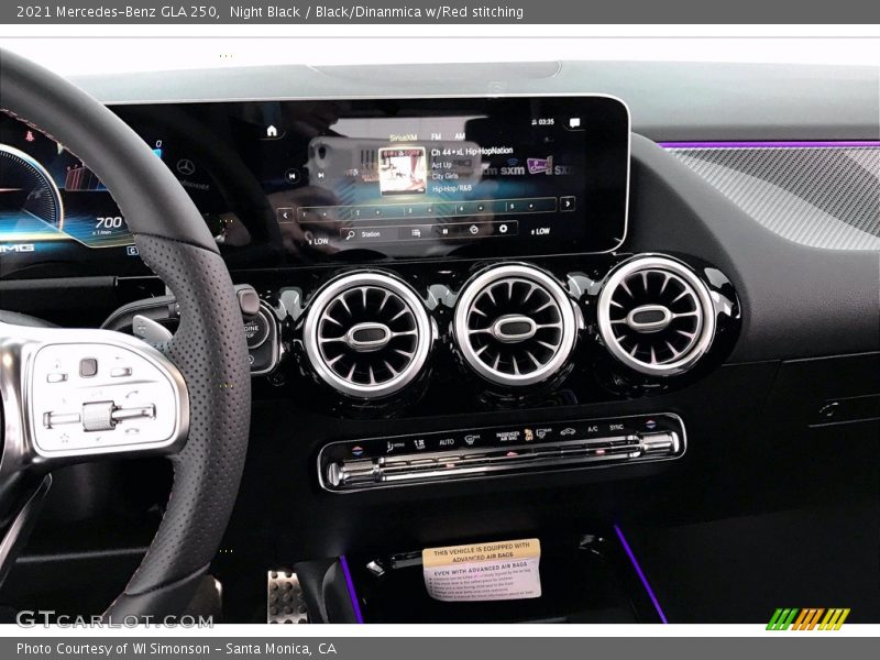 Controls of 2021 GLA 250