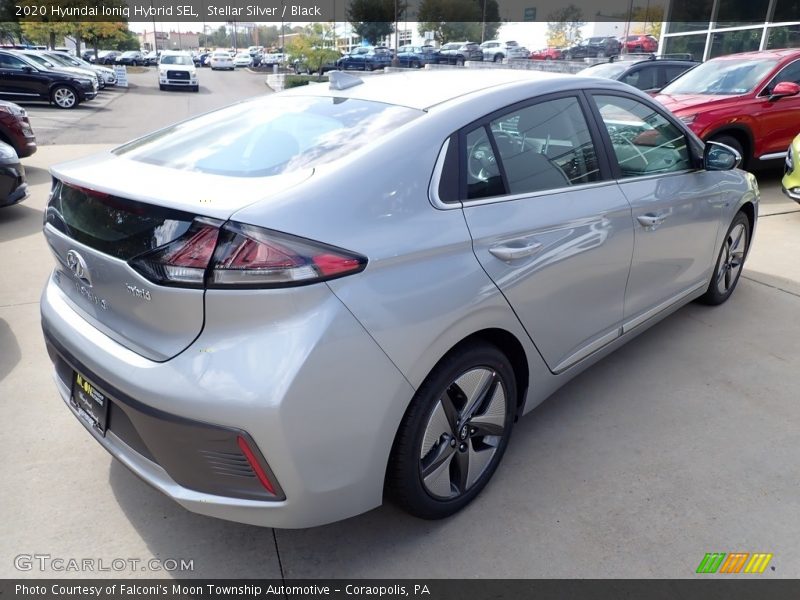 Stellar Silver / Black 2020 Hyundai Ioniq Hybrid SEL