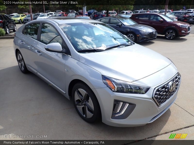 Stellar Silver / Black 2020 Hyundai Ioniq Hybrid SEL