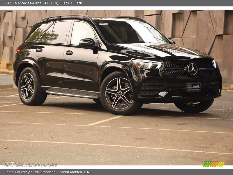 Black / Black 2020 Mercedes-Benz GLE 350