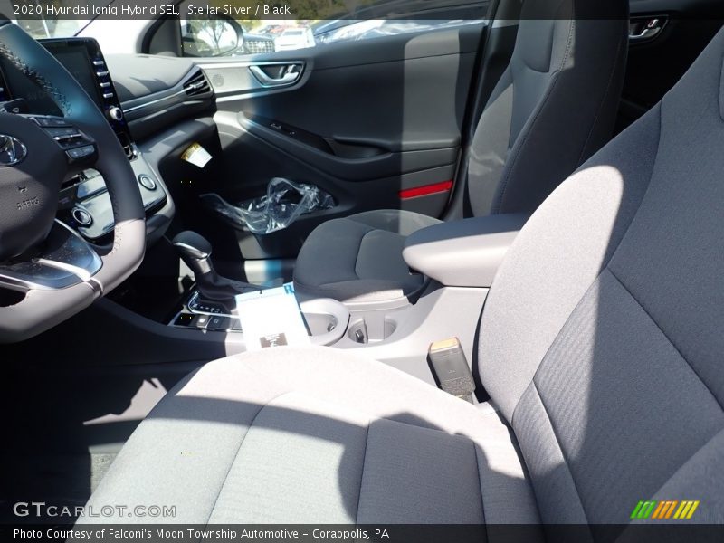 Stellar Silver / Black 2020 Hyundai Ioniq Hybrid SEL