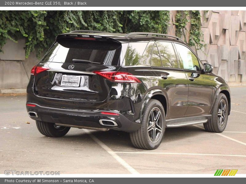 Black / Black 2020 Mercedes-Benz GLE 350