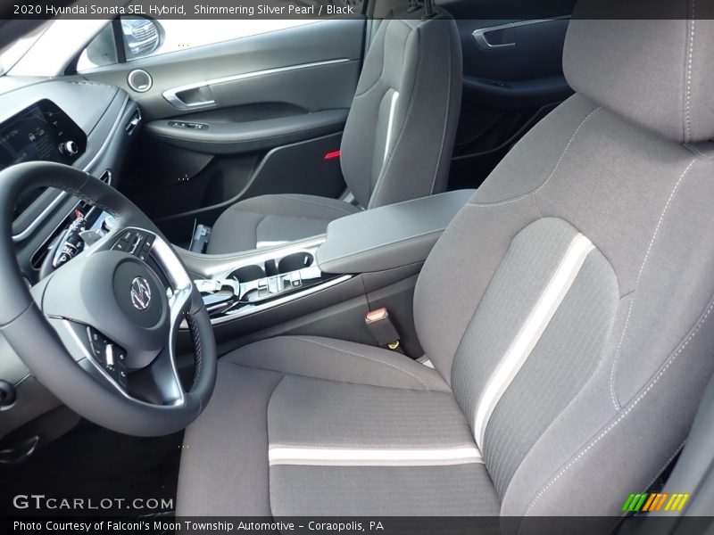 Front Seat of 2020 Sonata SEL Hybrid