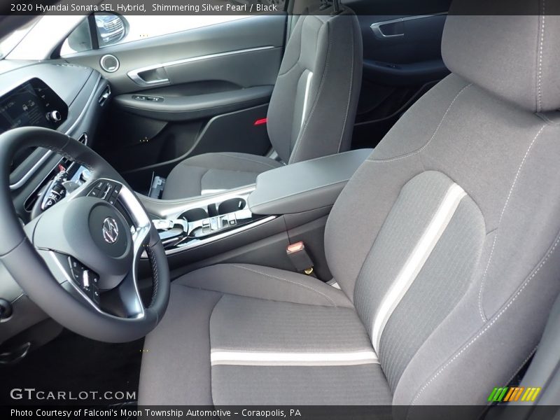 Front Seat of 2020 Sonata SEL Hybrid