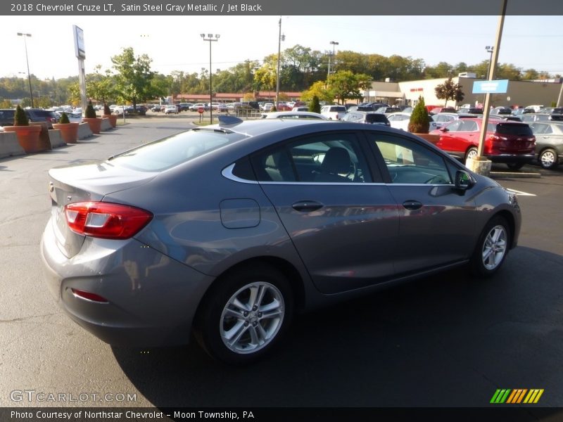 Satin Steel Gray Metallic / Jet Black 2018 Chevrolet Cruze LT