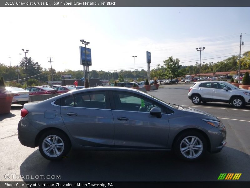 Satin Steel Gray Metallic / Jet Black 2018 Chevrolet Cruze LT