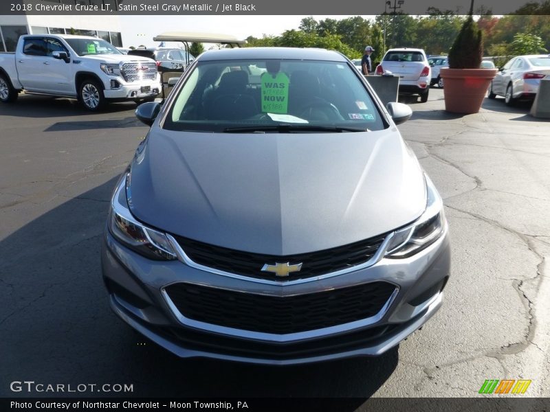 Satin Steel Gray Metallic / Jet Black 2018 Chevrolet Cruze LT