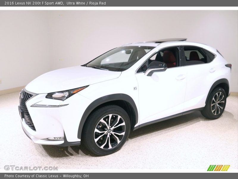 Ultra White / Rioja Red 2016 Lexus NX 200t F Sport AWD
