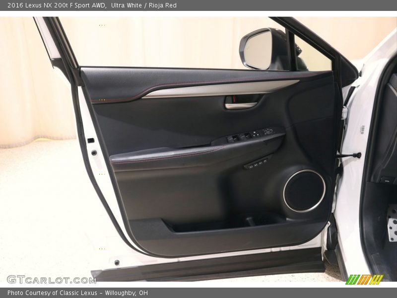Ultra White / Rioja Red 2016 Lexus NX 200t F Sport AWD