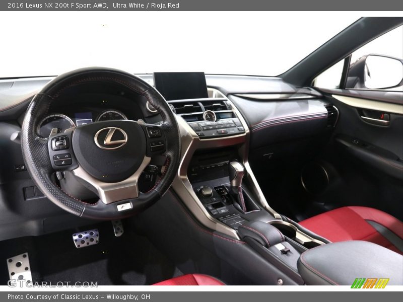 Dashboard of 2016 NX 200t F Sport AWD