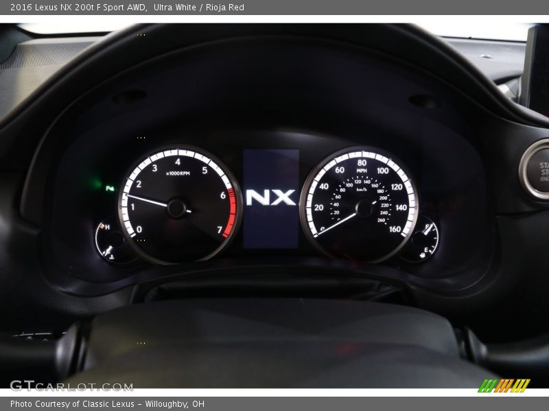  2016 NX 200t F Sport AWD 200t F Sport AWD Gauges