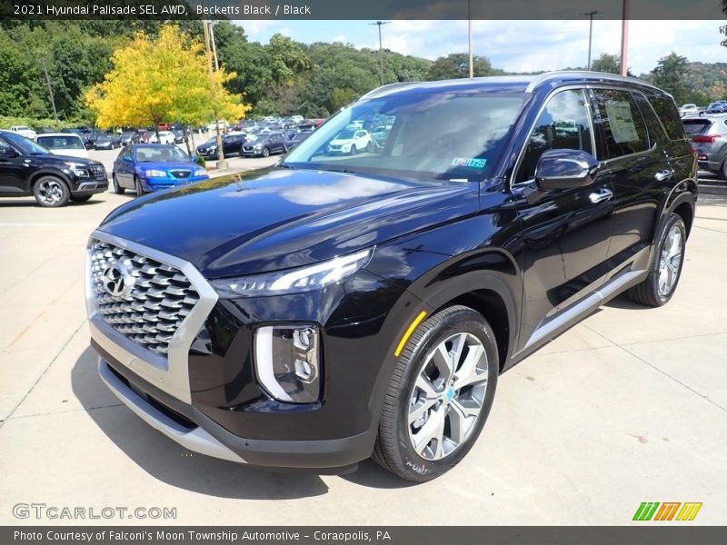 Front 3/4 View of 2021 Palisade SEL AWD