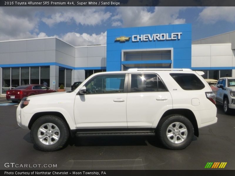 Super White / Sand Beige 2016 Toyota 4Runner SR5 Premium 4x4