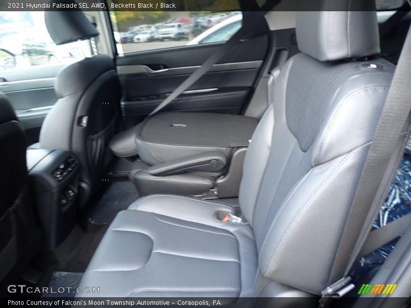 Rear Seat of 2021 Palisade SEL AWD