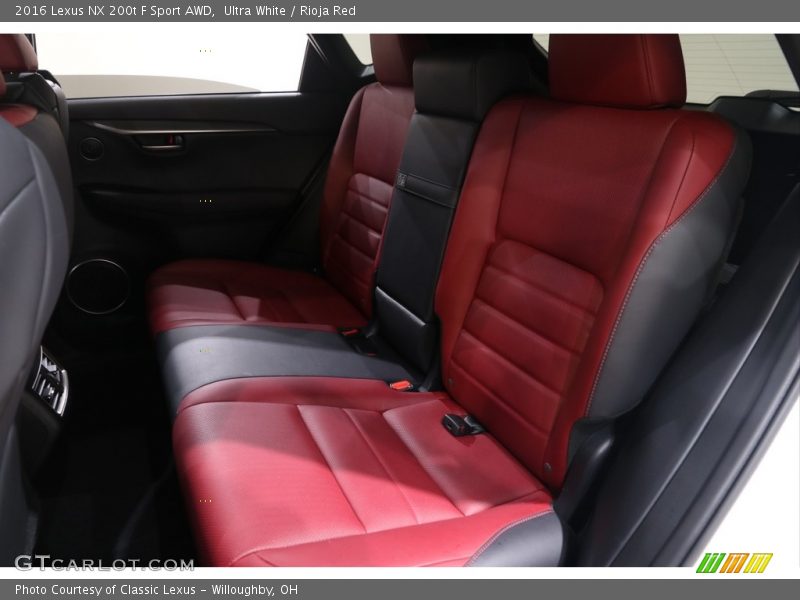 Ultra White / Rioja Red 2016 Lexus NX 200t F Sport AWD