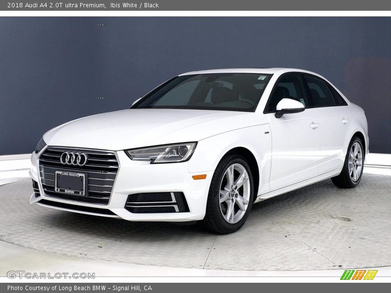 Ibis White / Black 2018 Audi A4 2.0T ultra Premium