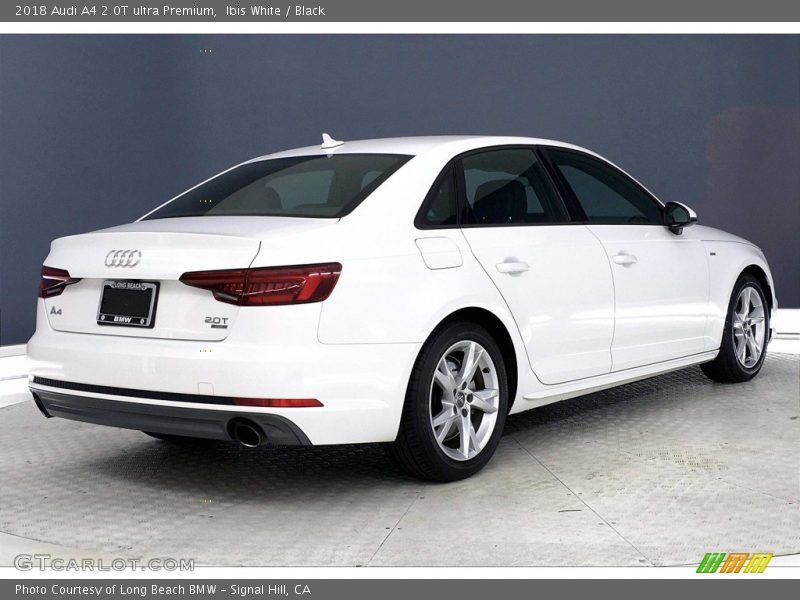 Ibis White / Black 2018 Audi A4 2.0T ultra Premium