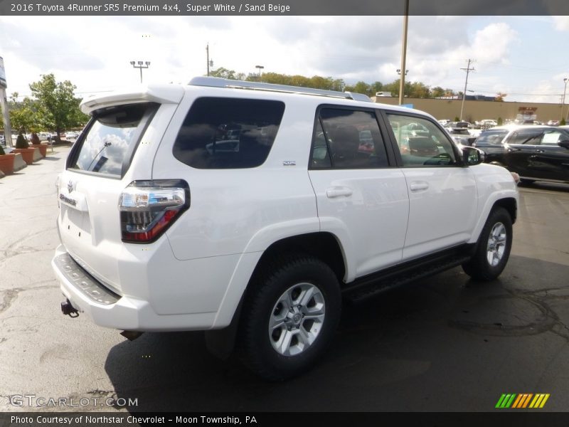 Super White / Sand Beige 2016 Toyota 4Runner SR5 Premium 4x4