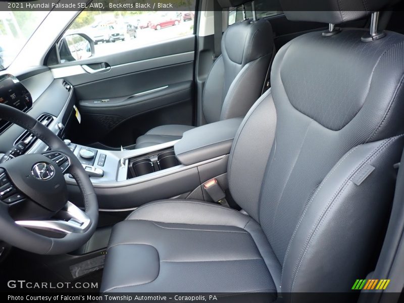 Front Seat of 2021 Palisade SEL AWD