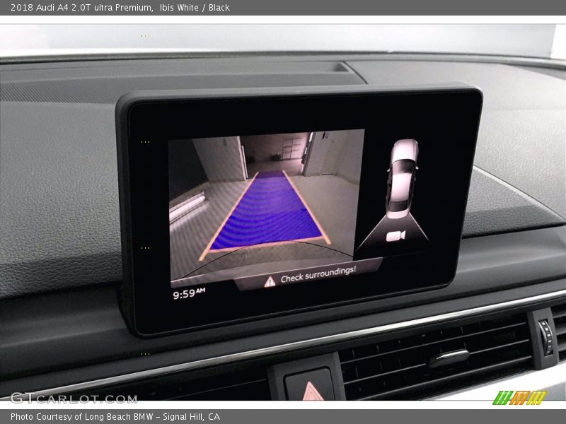 Ibis White / Black 2018 Audi A4 2.0T ultra Premium