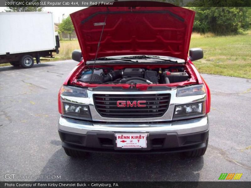 Fire Red / Pewter 2007 GMC Canyon SLE Regular Cab 4x4
