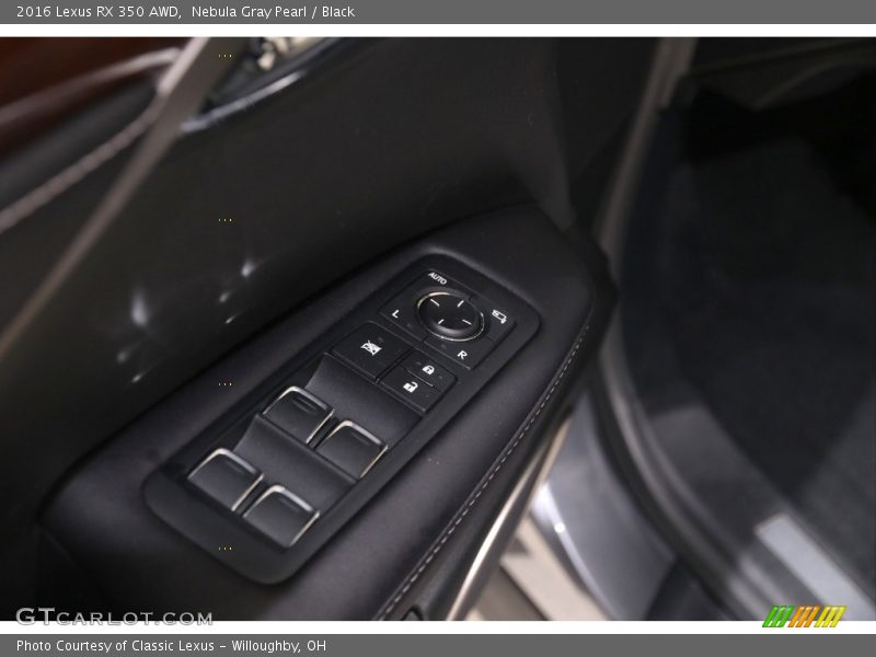 Nebula Gray Pearl / Black 2016 Lexus RX 350 AWD